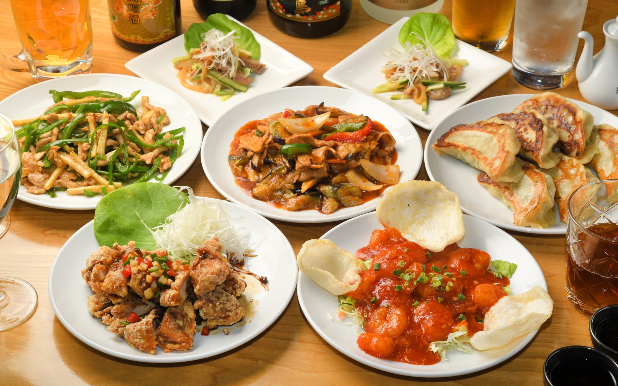 中国料理 彩福 コース料理の集合